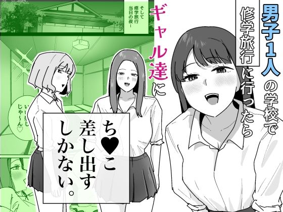 【フル同人】男子1人の元女子校で修学旅行に行ったらギャル達にち○こ差し出すしかない｜d_794424